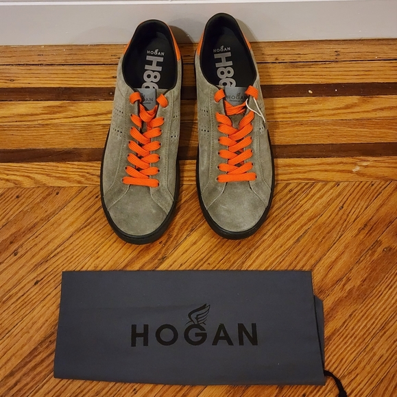 Hogan Men's Sneakers Military Green Size 8 Men's - Picture 7 of 7